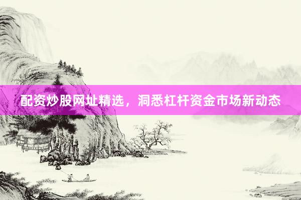 配资炒股网址精选,洞悉杠杆资金市场新动态